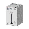 Słupek ogrodowy solarny V-TAC 2W LED IP44 94cm VT-984 3000K+6000K 110lm 3 lata gwarancji
